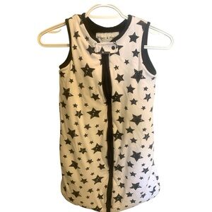 💛 Piper and Posie Black Star Kids Sleeping Sack 6-18 Months